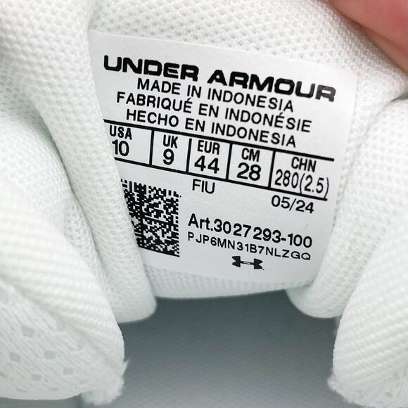 Under Armour Mens Spotlight Fran RM 4.0 Football Cleats US 10M EU 44 White EUC main image 9